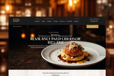 Elegant Restaurant Website Design